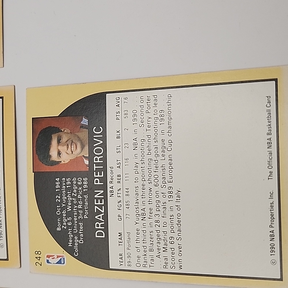 1990 NBA Hoops Rookie Cards 9 Count - Picture 16 of 16